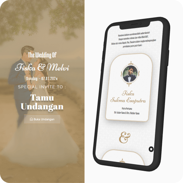 Contoh template undangan digital Lite 02