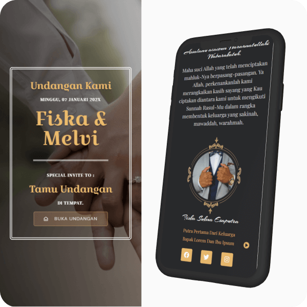 Contoh template undangan digital Lite 04